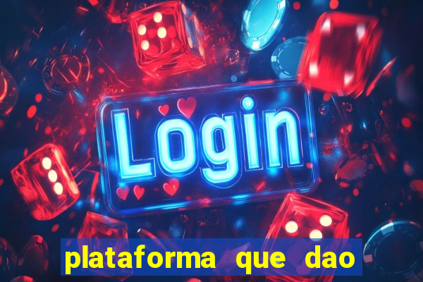 plataforma que dao bonus de cadastro